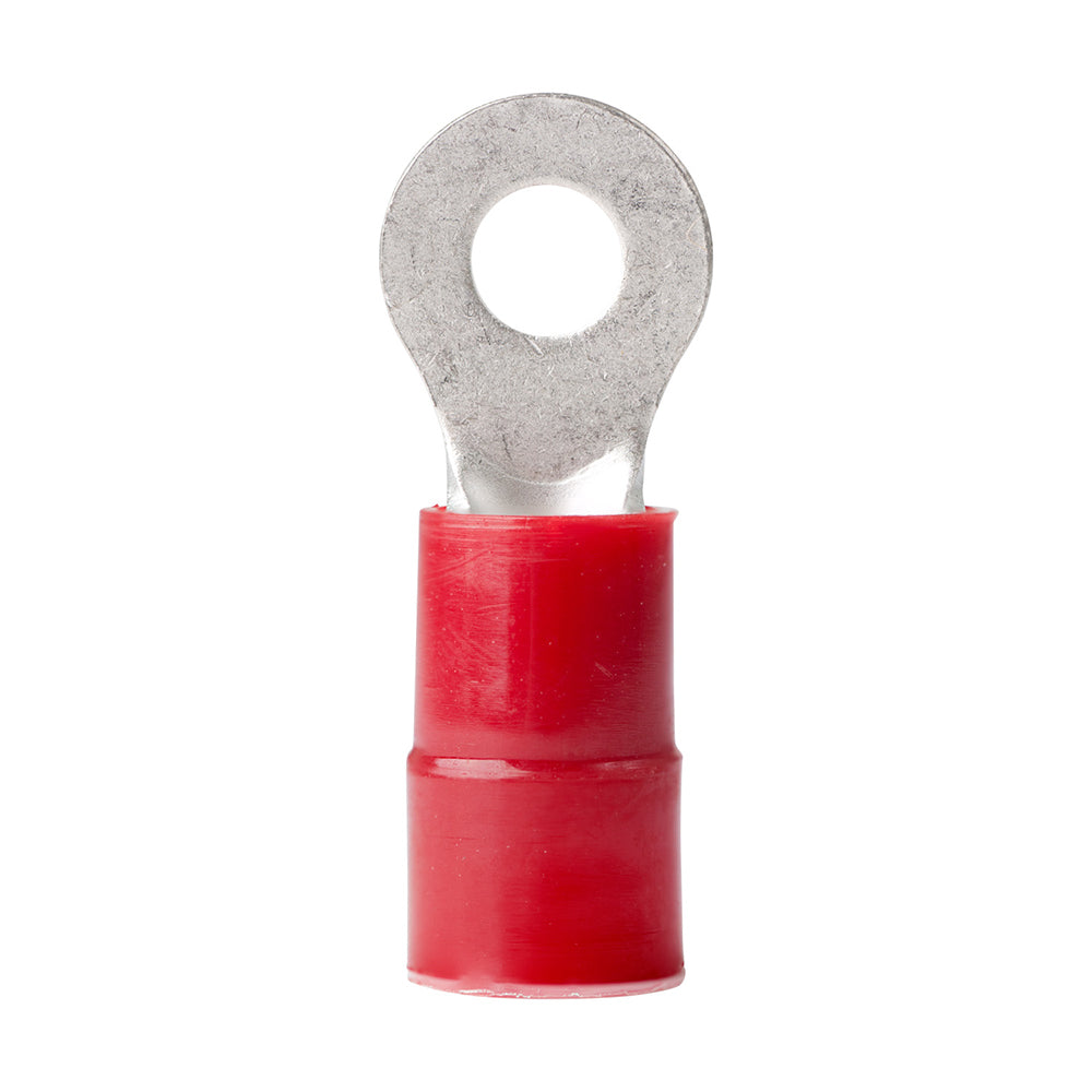 Ancor 25-Pack 8 AWG #10 Nylon Ring Terminals - Ideal for Marine Use
