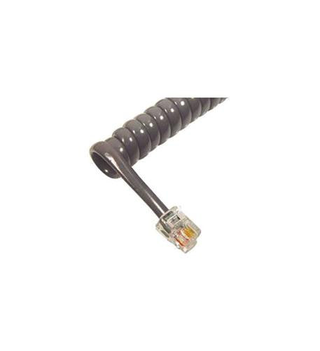 Hot Deal! 12' Medium Gray ICC Handset Cord by Cablesys