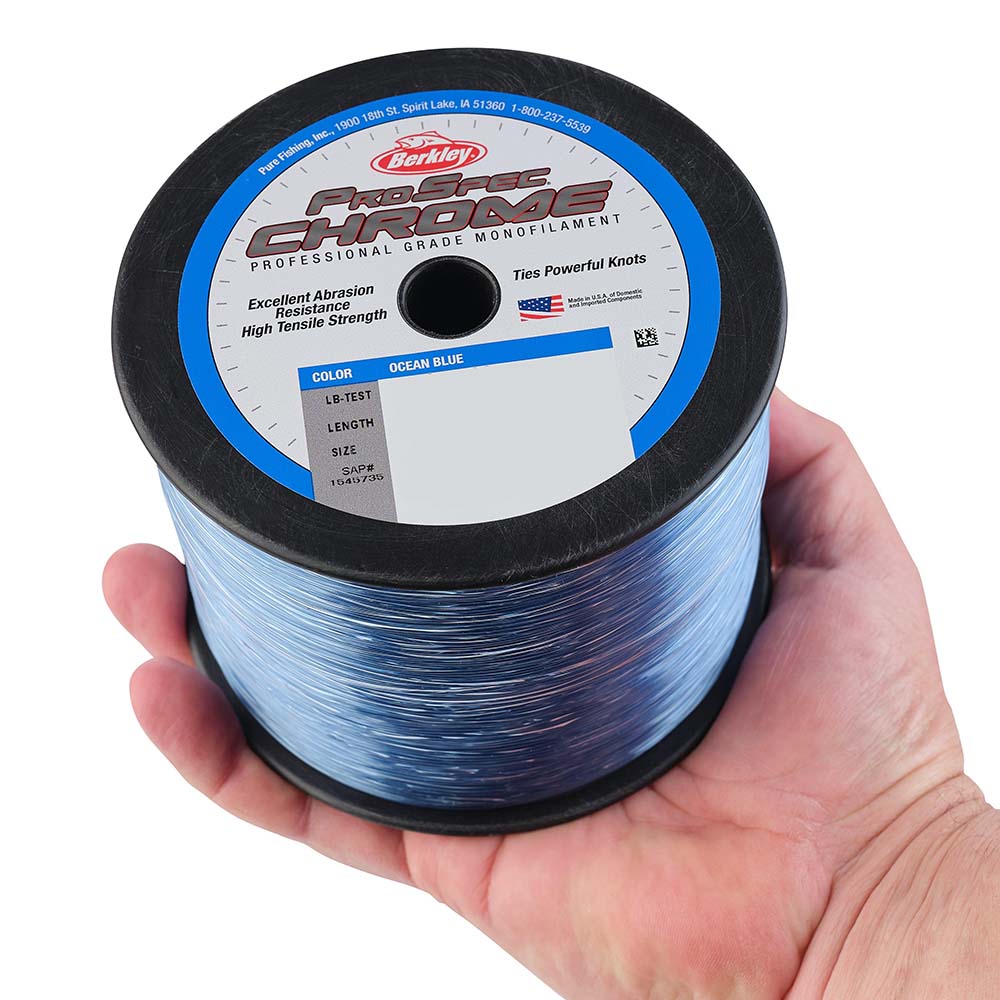 Hot Deal! Berkley ProSpec Chrome Ocean Blue Fishing Monofilament - 50 lb, 1000 yds