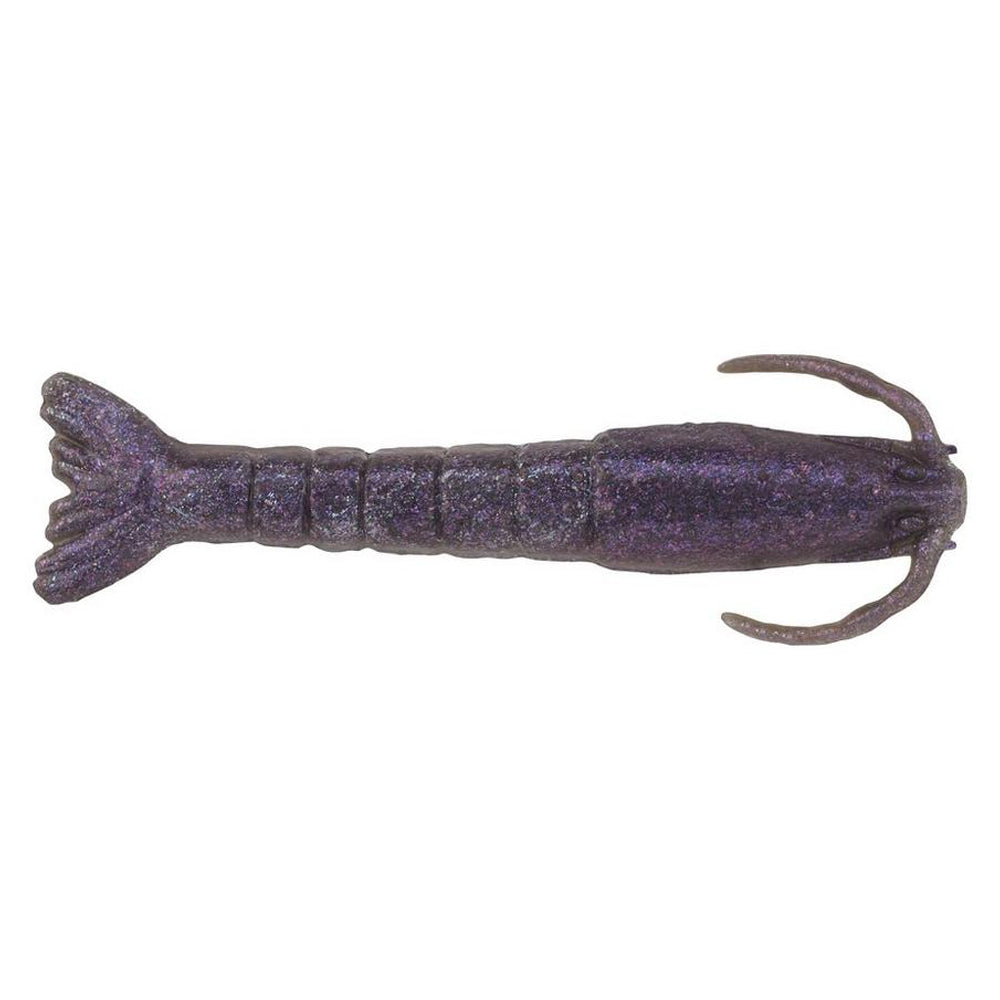 Berkley Gulp! Purple Chrome 4' Saltwater Shrimp Soft Bait - Catch More Fish Now!