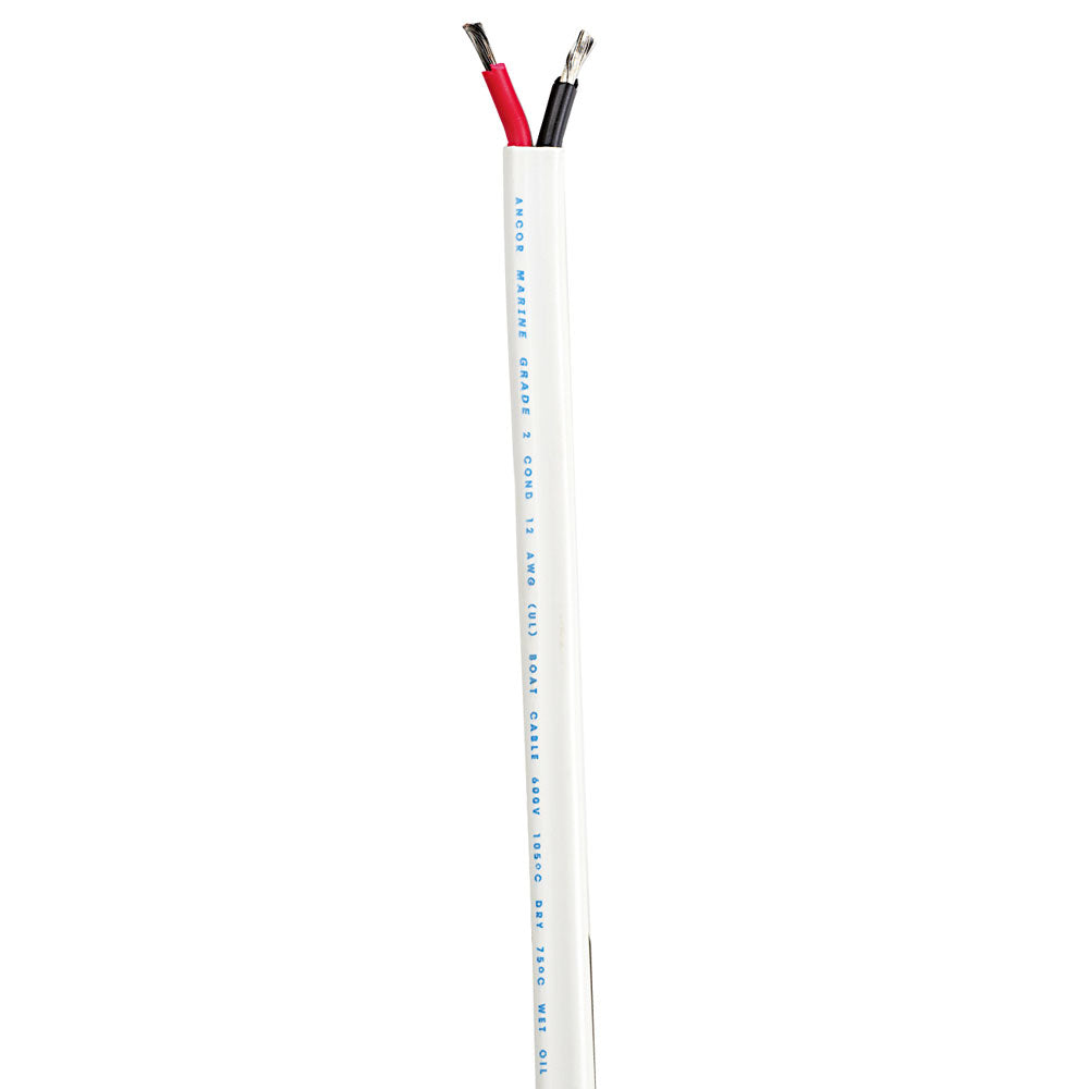 Ancor Red/Black Flat 6/2 Duplex Cable, 2x13mm, 100-Foot [120710]