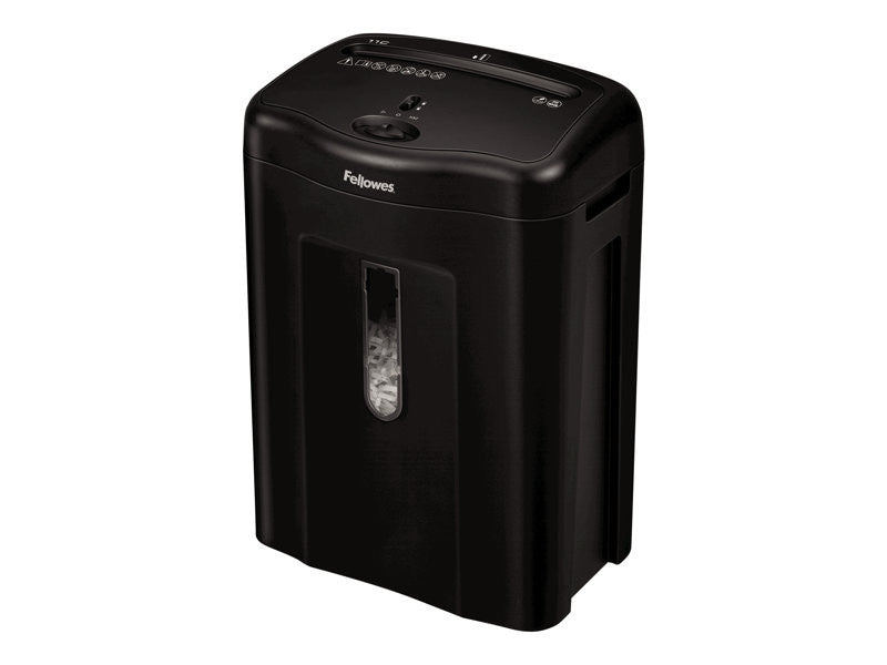 Fellowes 4350001 11C High - Performance Cross - Cut Deskside Paper Shredder