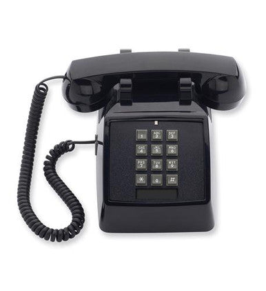 Scitec Aegis 2510BK Black Traditional Desk Phone Set with 5-Year Warranty