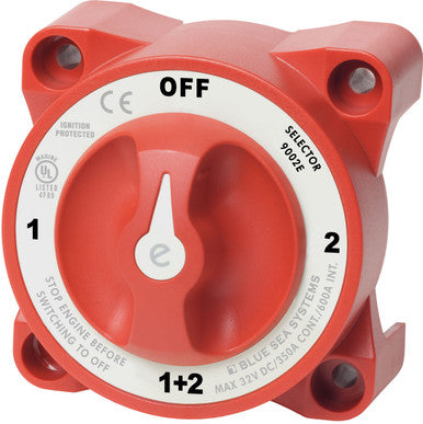 Hot Deal! Blue Sea E-Series 1-Off-2-Both Battery Switch with AFD