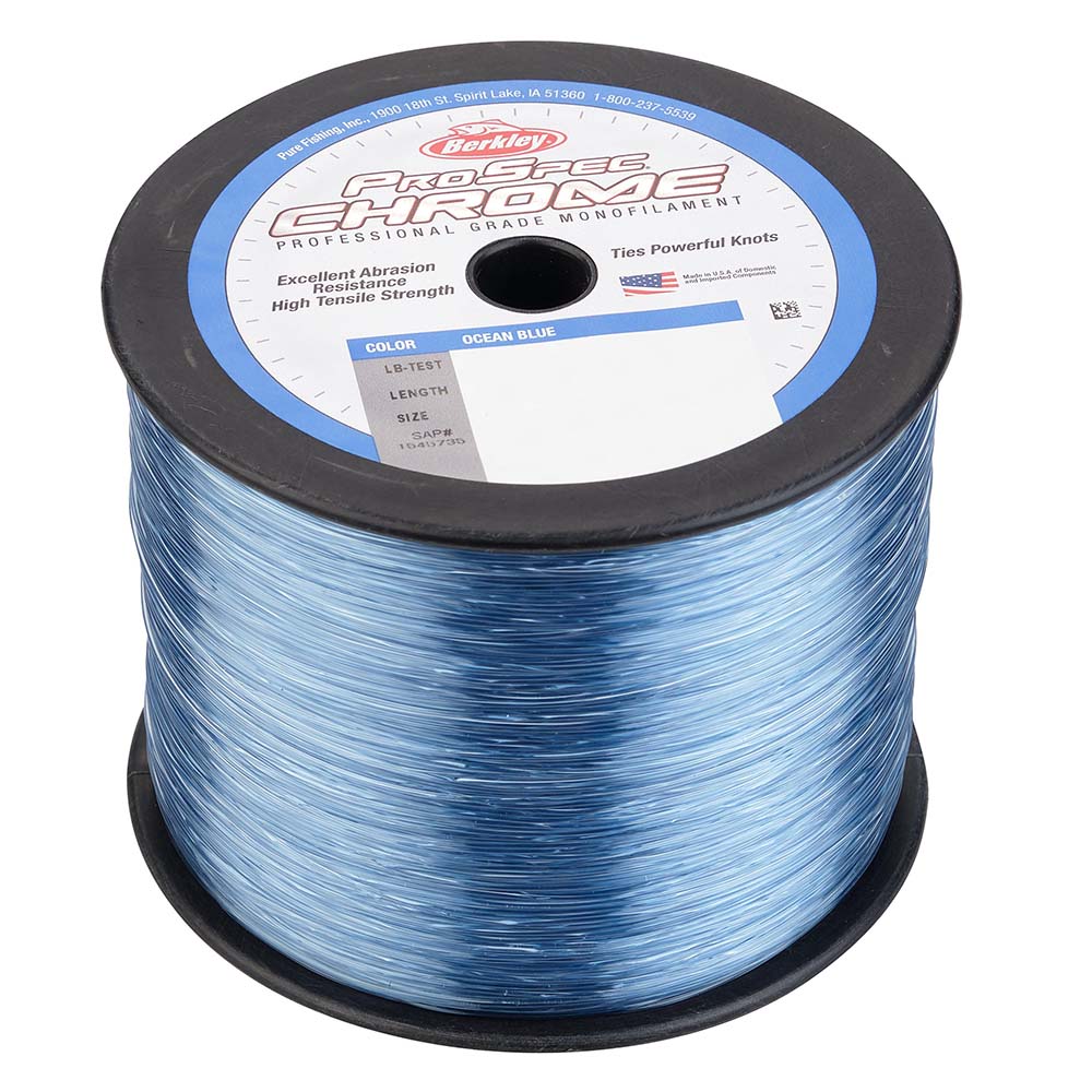 Berkley ProSpec Chrome 130 lb 2000 yds Ocean Blue Monofilament Fishing Line